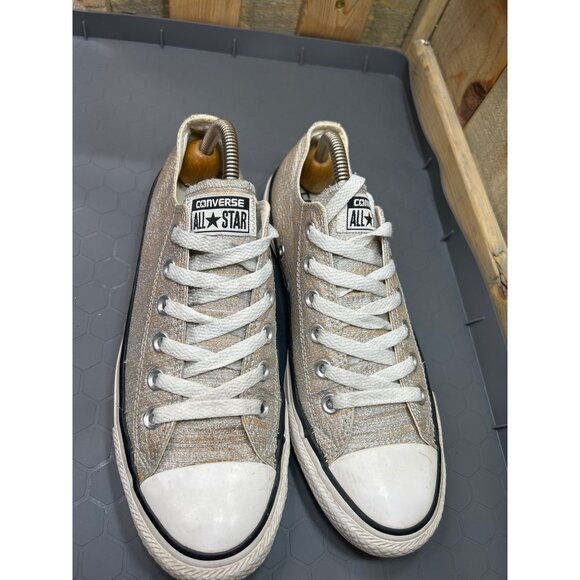 Converse Womens All Star Low-Top Sneakers Size 8 / 39 EU Metallic Shimmer - Picture 3 of 9